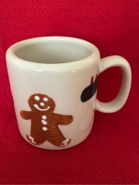 Hartstone Pottery USA 1984 Christmas Gingerbread & Stockings Mug
